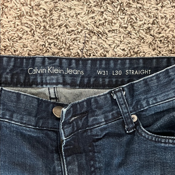 Calvin Klein Women’s Jeans Indigo Straight Leg Size 10 (31) The Perfect Jean - Picture 2 of 8